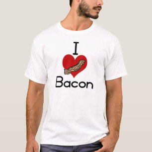T-shirt Lard du l'amour-coeur I