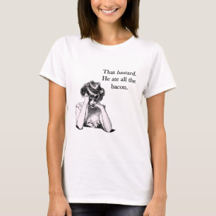 T-shirt Lard que le bâtard il a mangé tous