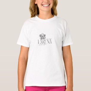 T-shirt LARENA Artflow – Emblème de logo floral