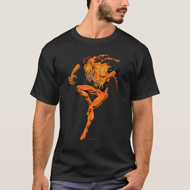 T-shirt Larfleeze - Agent Orange 1 (Devant)