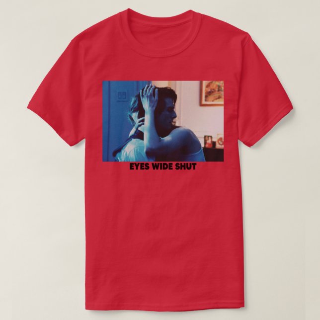 T-shirt Large fermeture des yeux (Design devant)