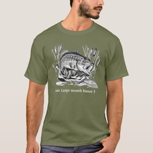T-shirt Largemouth Bass (Devant)