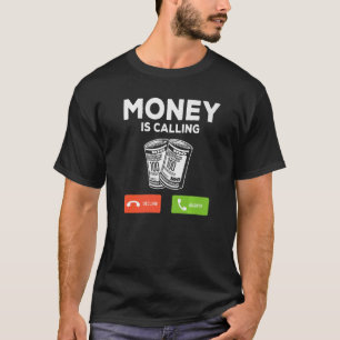 T-shirt L'argent appelle le comptable