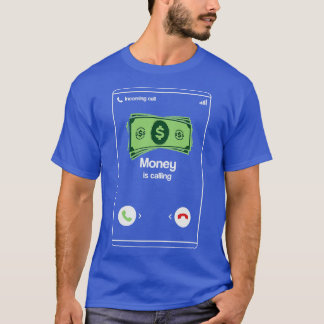 T-shirt L'argent appelle l'entrepreneur Cash Chemise Funny