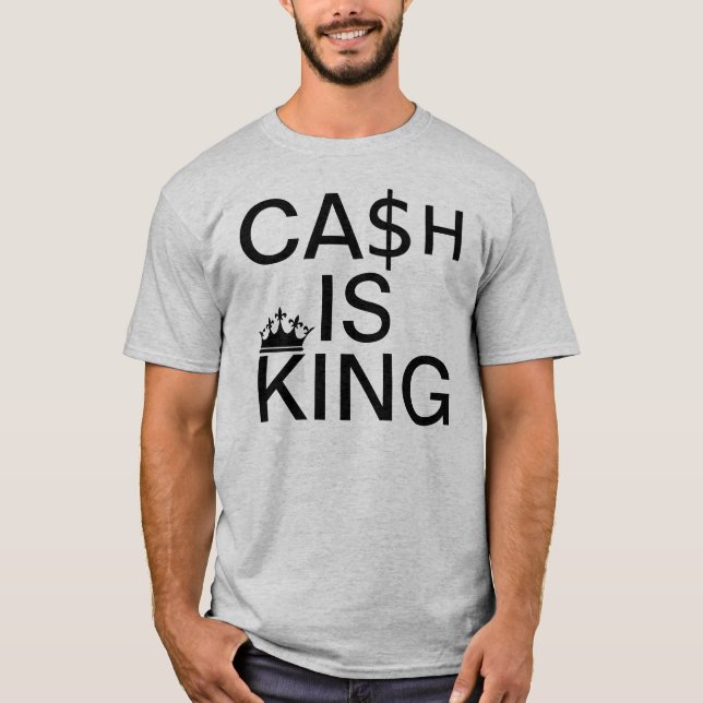 T-shirt L'argent est roi (Devant)
