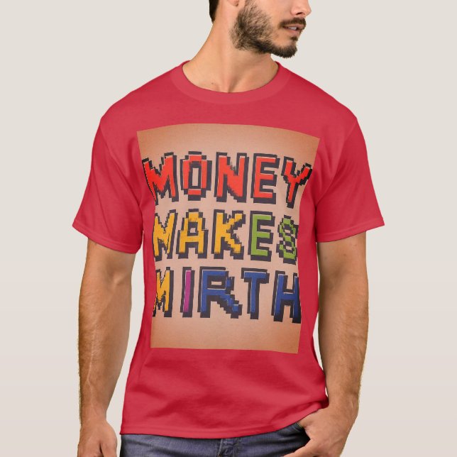 T-shirt l'argent fait miroiter (Devant)
