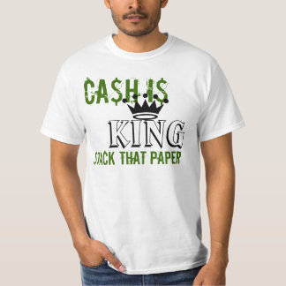 T-shirt L'argent liquide est roi