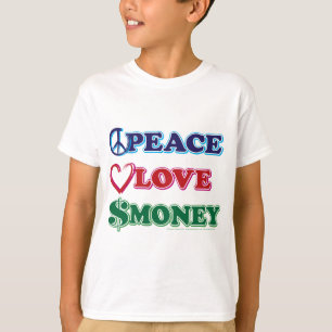 T-shirt L'argent-mur-amoureux de la paix