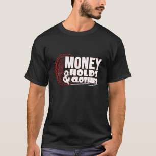 T-shirt l'argent porte des vêtements pour les riches