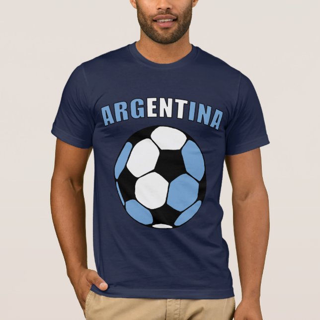 T-shirt L'Argentine Footy (foncé) (Devant)