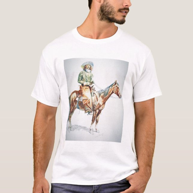 T-shirt L'Arizona Cowboy, 1901 (crayon sur le papier) (Devant)
