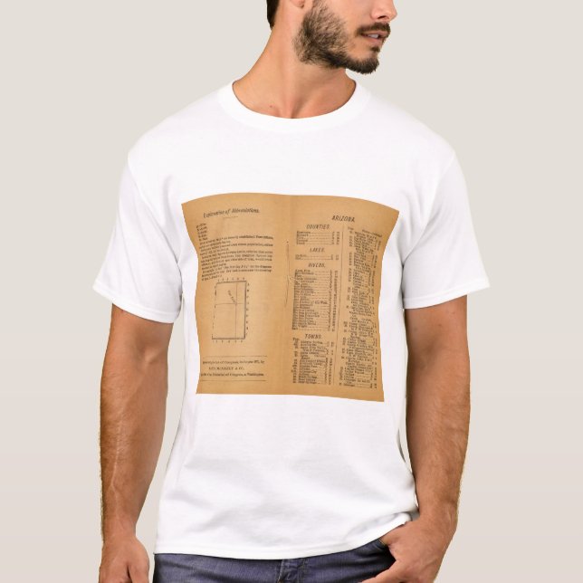 T-shirt L'Arizona de McNally de couche-point d'index (Devant)