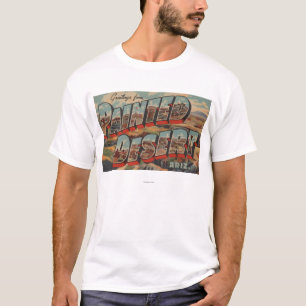 T-shirt L'Arizona - désert peint - grandes scènes de