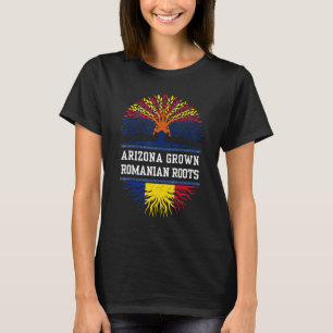 T-shirt L'Arizona Grandit Avec Des Racines Roumaines Rouma
