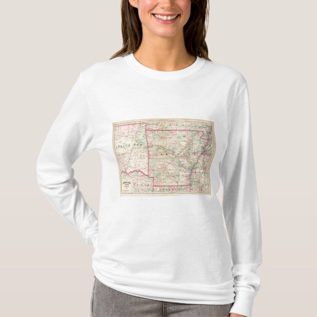 T-shirt L'Arkansas, territoire indien (Devant)