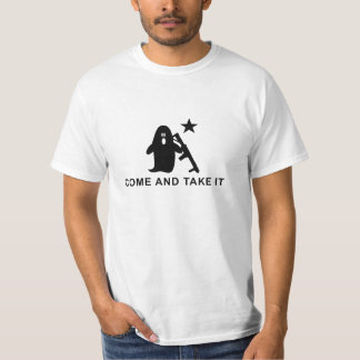 T-shirt L'arme à feu de fantôme - venue et le prennent