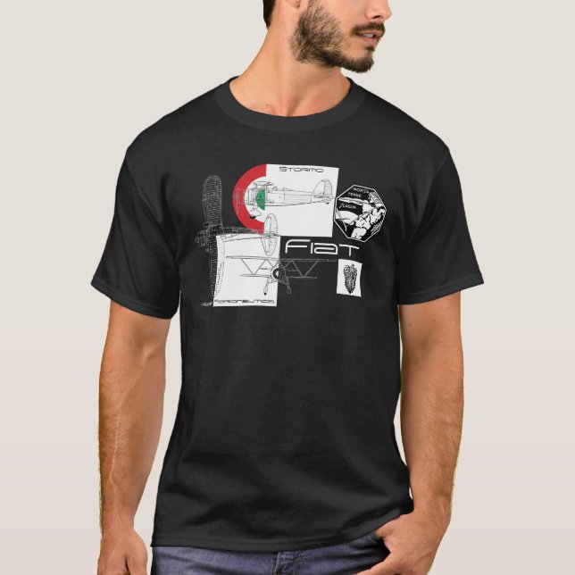 T-shirt L'Armée de l'Air italienne Mussolini (Devant)