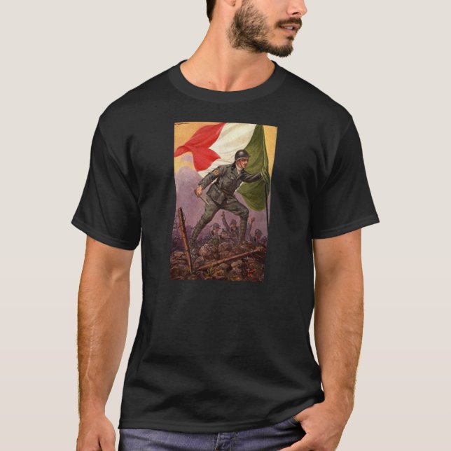 T-shirt L'armée d'Italiens dans WW1 (Devant)