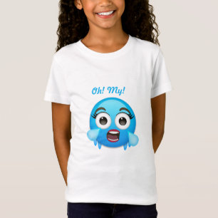 T-Shirt Larmes Bleues de Joie : L'Emoji Submergé