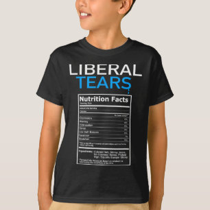 T-shirt Larmes cadeau républicain anti-libéral pro-Trump