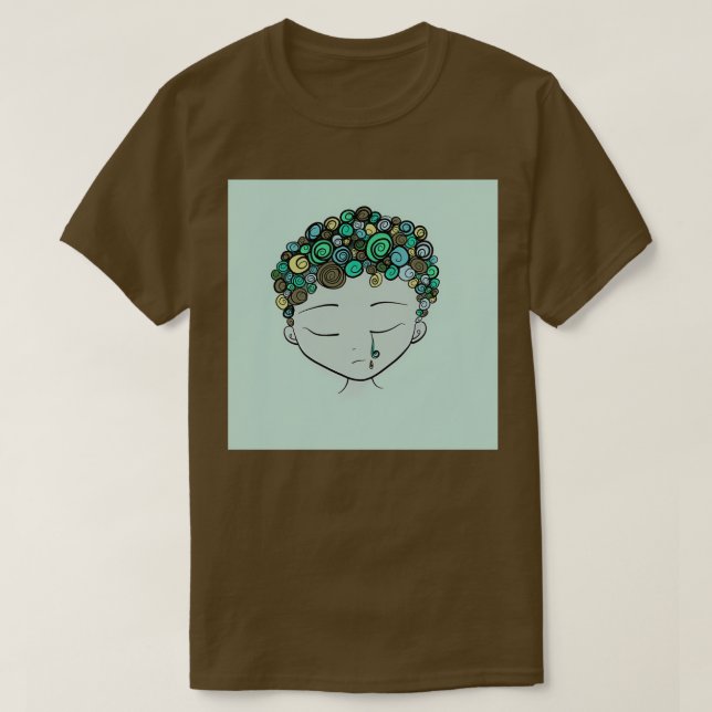 T-shirt larmes de curling (Design devant)