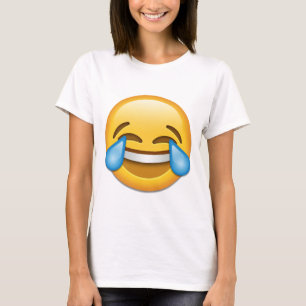 T-shirt Larmes d'emoji de joie drôles