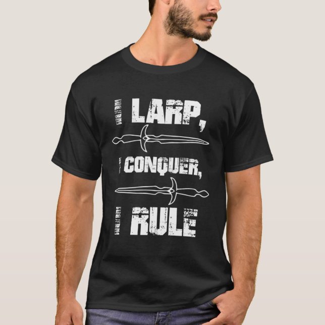 T-shirt Larping Events  LARP Conquer Rule (Devant)
