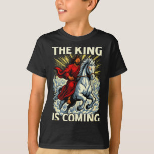 T-shirt L'arrivée du Roi Révélation Art Chrétien Gras