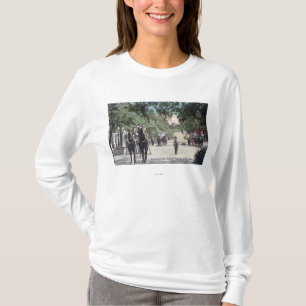 T-shirt L'arrivée d'un StagecoachHighland jaillit, CA