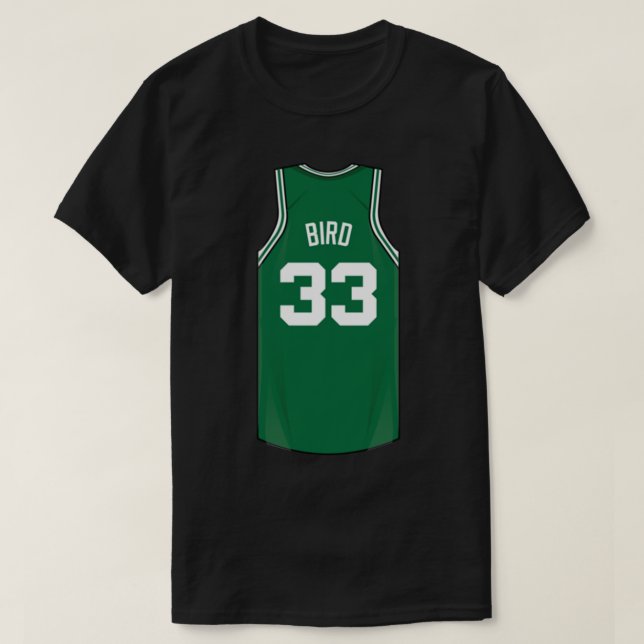 T-shirt Larry Bird Jersey Casquette (Design devant)