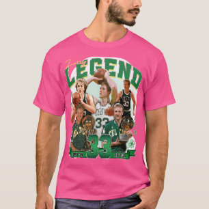 T-shirt Larry Bird Legend Basketball Signature Ret Vintage