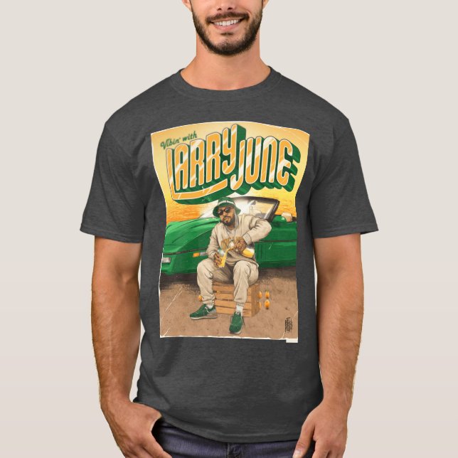 T-shirt Larry June rétro (Devant)