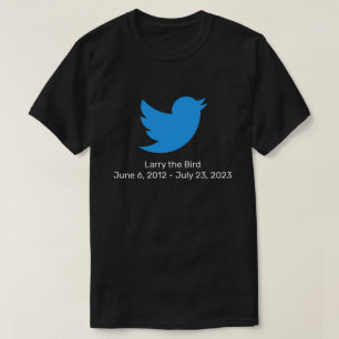 T-shirt Larry l'oiseau retraite Twitter