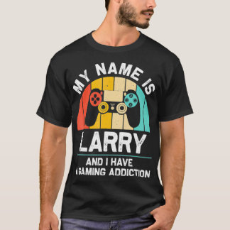 T-shirt LARRY Nom Cadeau Personnalisé Funny Jeu Geek Bir