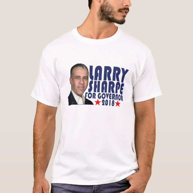 T-SHIRT LARRY SHARPE POUR LE ''' DRÔLE DE CHEMISE DE NEW (Devant)