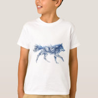 L'art Abstrait du loup : Illustration géométrique