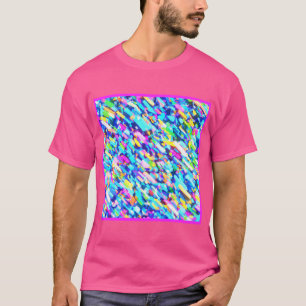 T-shirt L'art Abstrait en arc-en-ciel
