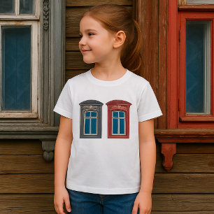 T-shirt L'Art Architectural Ornate De Fenêtre Européenne