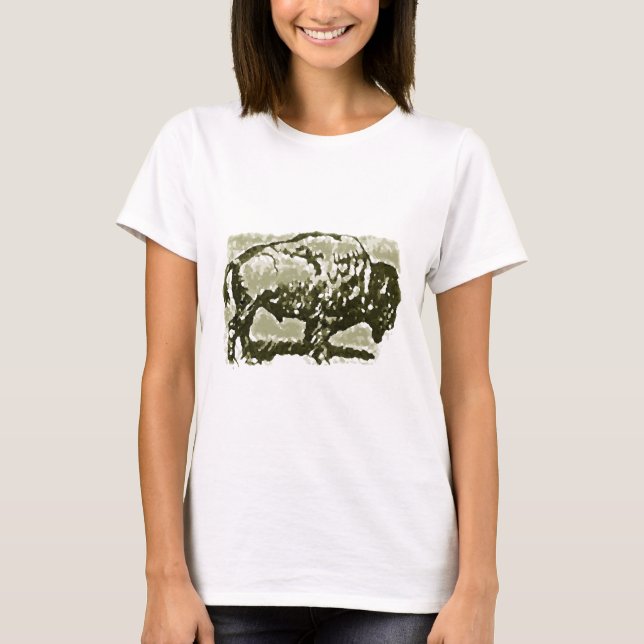T-shirt L'art Buffalo (Devant)