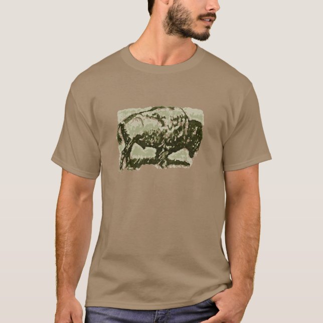 T-shirt L'art Buffalo (Devant)