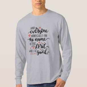T-shirt L'art chrétien inspiré de l'Écriture et de l'amour
