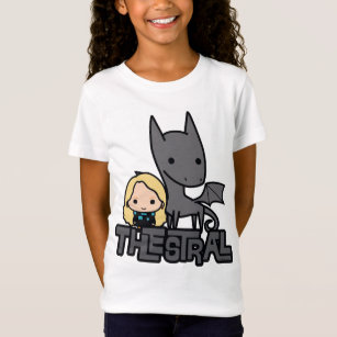T-Shirt L'art de caractère Thestral et Luna