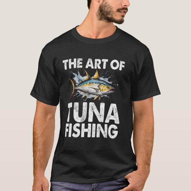 T-shirt L'art de la pêche au thon (Devant)
