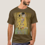 T-shirt L'art de la peinture Kiss de Gustav Klimt<br><div class="desc">Le baiser de Gustav Klimt (1907-1908)</div>