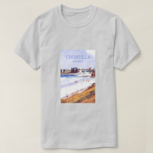 T-shirt L'art de la plage australienne Cronulla