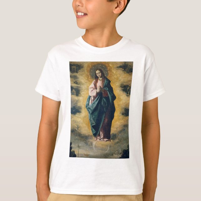 T-shirt L'Art de la radiance céleste de l'Immaculée Concep (Devant)