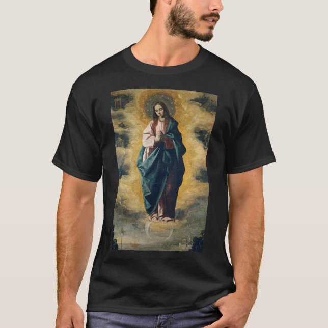 T-shirt L'Art de la radiance céleste de l'Immaculée Concep (Devant)