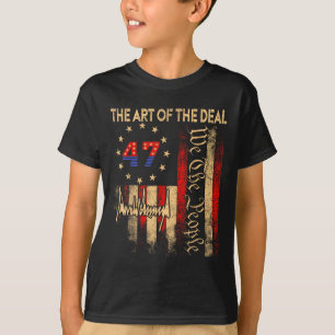 T-shirt L'Art De L'Accord Le Président Donal Trump Vintage