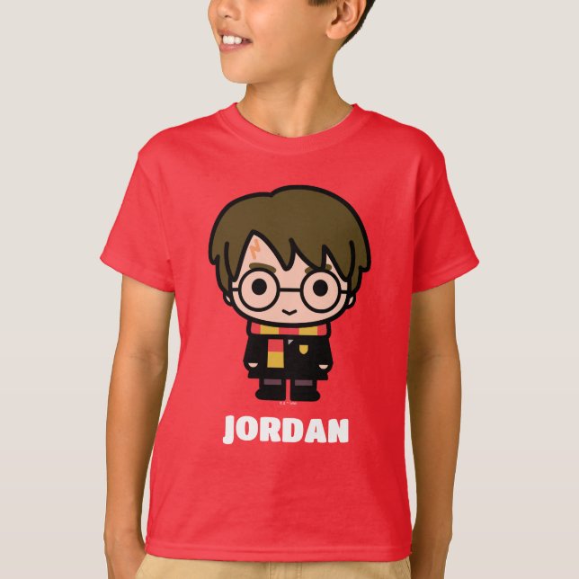 T-shirt L'art de personnage de dessin animé Harry Potter (Devant)