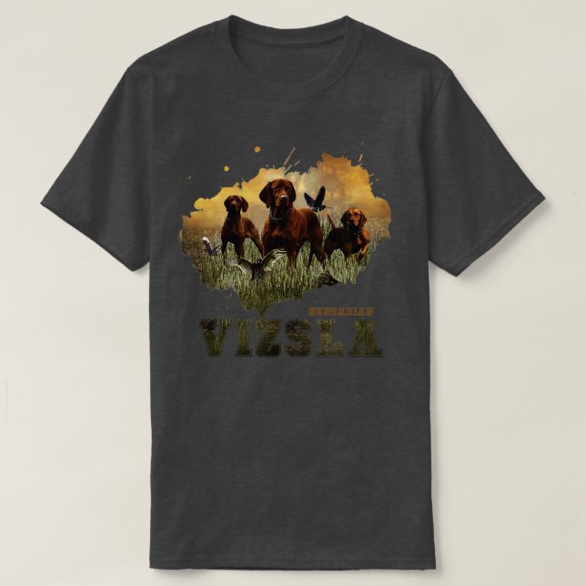 T-shirt L'art de Vizsla (Design devant)